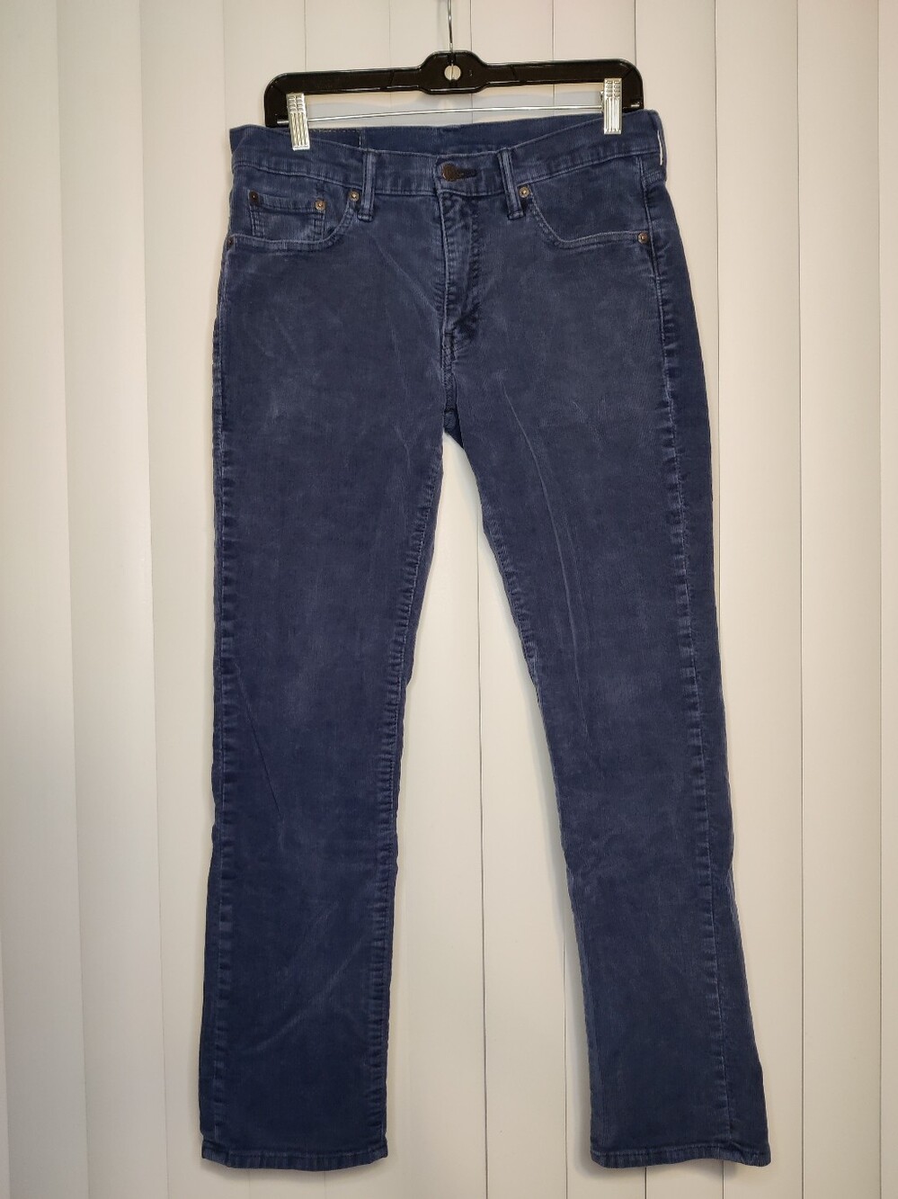Levi's Women's Straight Leg Corduroy Jeans - Navy Blue